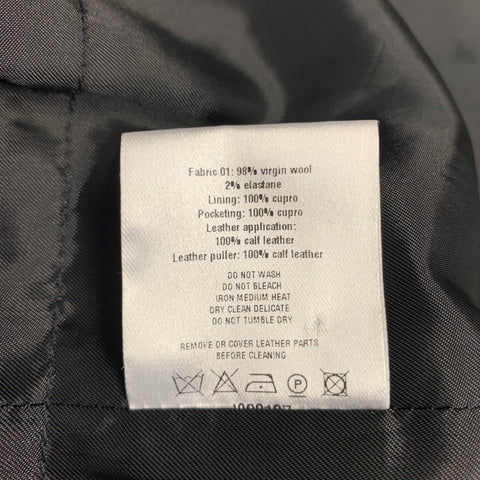 OAMC Size M Navy Wool Blend Drawstring Jacket