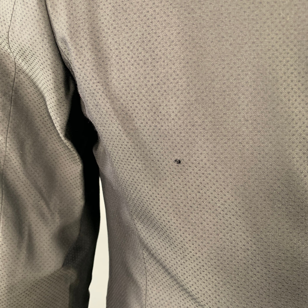 JOHN RICHMOND Size 38 Black Nailhead Wool Blend Notch Lapel Sport Coat