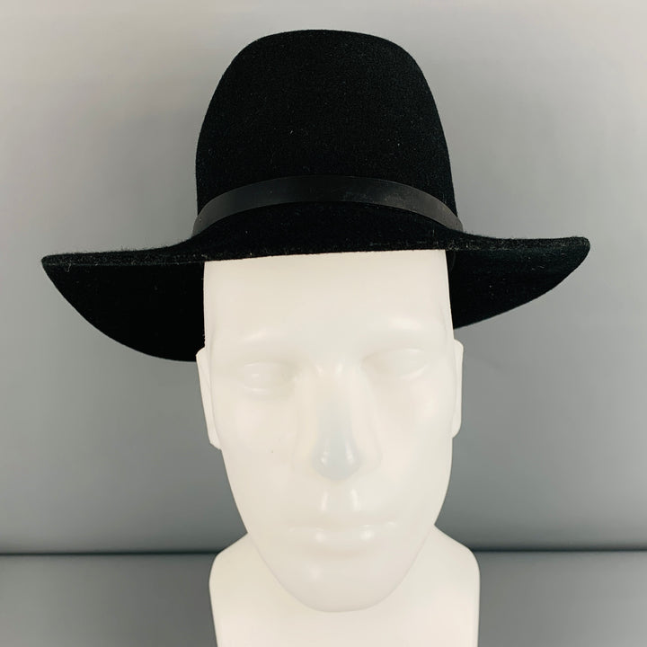 RAG & BONE Size S Black Wool Felt Hat