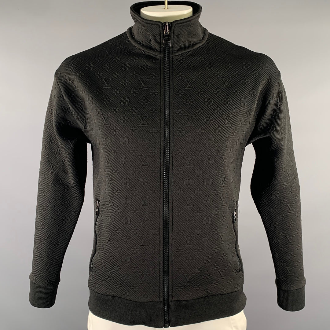 Veste LOUIS VUITTON taille M en mélange de polyester noir Monogramme