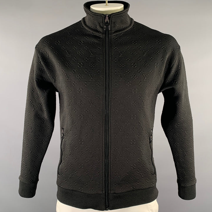 Veste LOUIS VUITTON taille M en mélange de polyester noir Monogramme