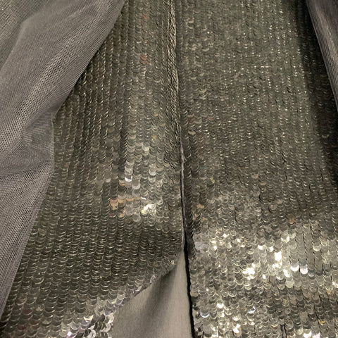 MICHAEL KORS COLLECTION Size 2 Black Wool Silk Sequined Shift Dress