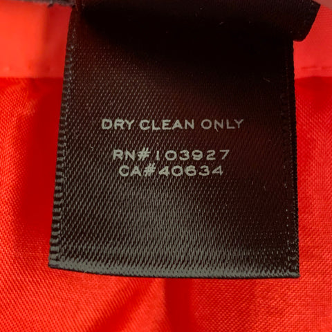 MARC by MARC JACOBS Size 6 Orange Polyester Ruffled Skirt