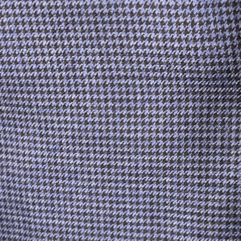 ISAIA Size 40 Navy Black Houndstooth Wool Silk Vicuna Sport Coat