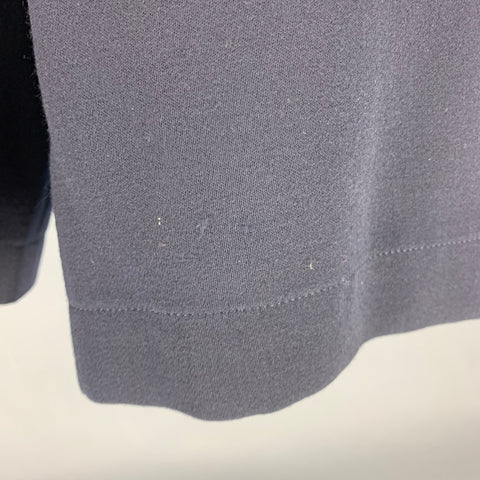 COMME des GARCONS 1988 Size M Navy Wool Drop Crotch Wide Leg Dress Pants