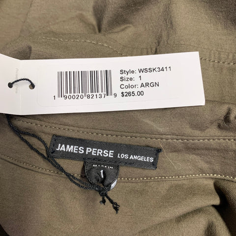 JAMES PERSE Size S Green Cotton Two Pockets Long Sleeve Shirt