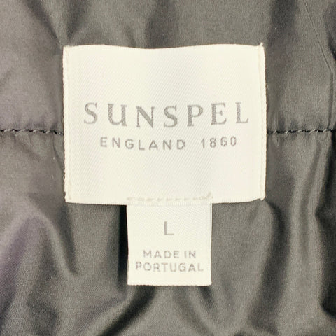 SUNSPEL Taille L Manteau en laine gris anthracite à boutons
