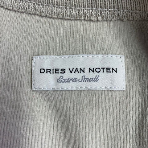 DRIES VAN NOTEN Size XS Green Mint Cotton Ruched Oversized Casual Top