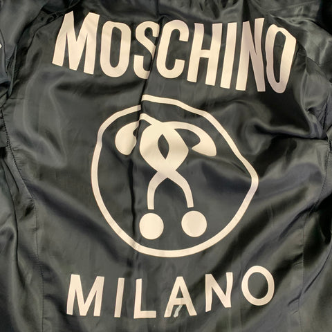 MOSCHINO COUTURE Size 40 Black Wool Blend Single Button Notch Lapel Sport Coat