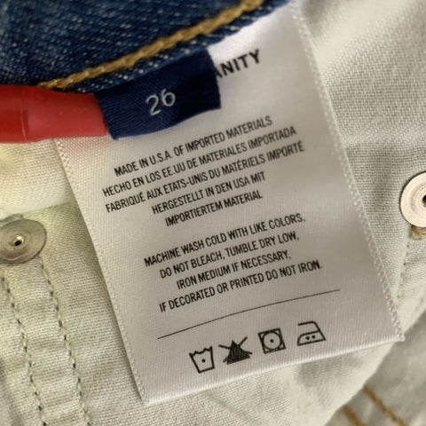 CITIZENS OF HUMANITY Size 26 Blue Cotton Barrel Jeans