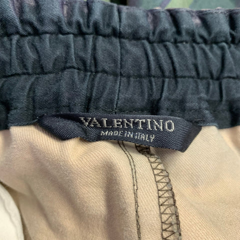 VALENTINO Size 30 Green Brown Camo Cotton Cargo Casual Pants