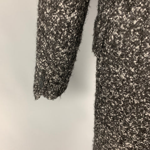 PS by PAUL SMITH Size S Black Grey Tweed Wool Blend Coat