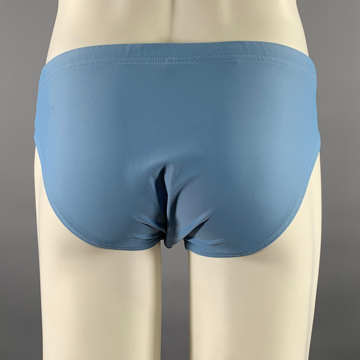 JACQUEMUS Size L Light Blue Polyamide Elastane Swim Brief