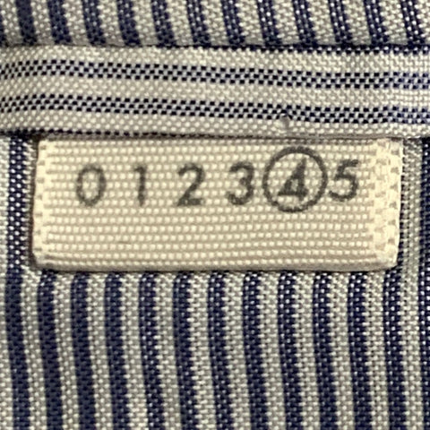 BAND OF OUTSIDERS Size 40 Grey Pinstripe Wool Single Breasted Sport Coat
