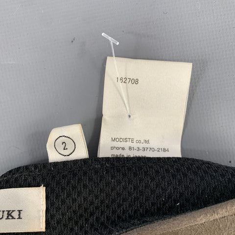KIJIMA TAKAYUKI Size M Grey Solid Goat Suede Hats