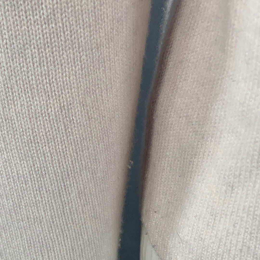 VINCE Size L Grey Light Knit Cashmere Crew Neck Pullover