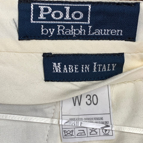 POLO by RALPH LAUREN Size 38 Regular Brown Beige Woven Virgin Wool Suit