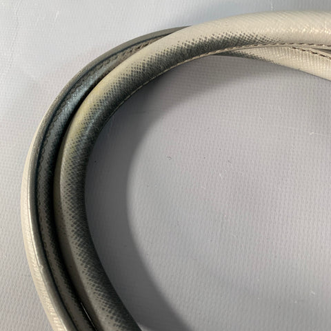 PRADA Galleria Grey Saffiano Leather Top Handles Handbag