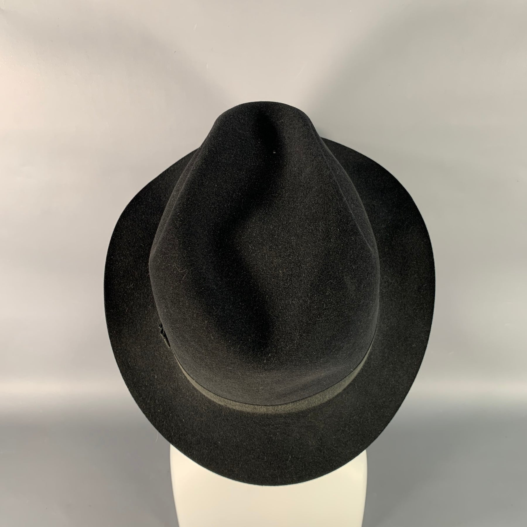 CHAPEAU FLECHET Vintage Size M Black Felt Fedora Hat – Sui 