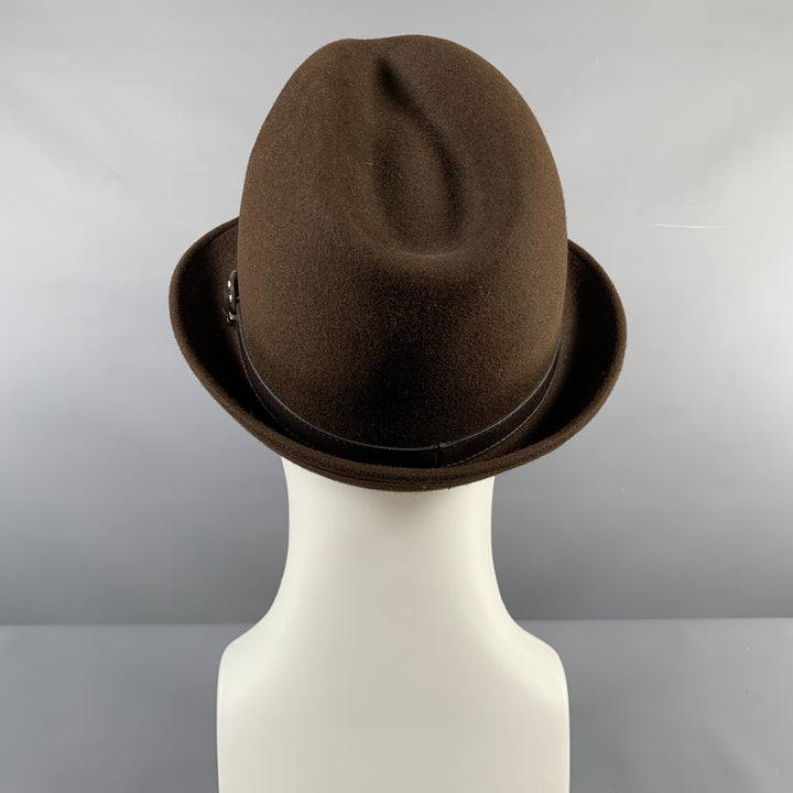 GUCCI Size L Brown Rabbit Hats