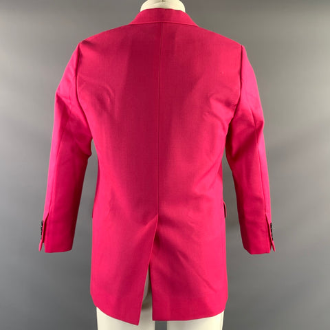 AMI by ALEXANDRE MATTIUSSI Chest Size 36 Pink Wool Notch Lapel Sport Coat