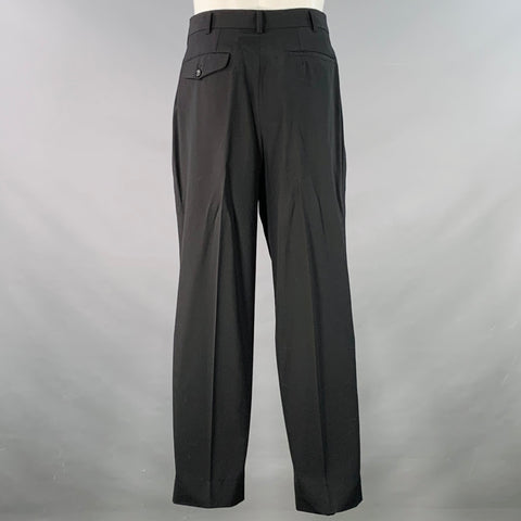 COMME des GARCONS HOMME PLUS Vintage 1990 Size S Black Wool Notch Lapel Suit