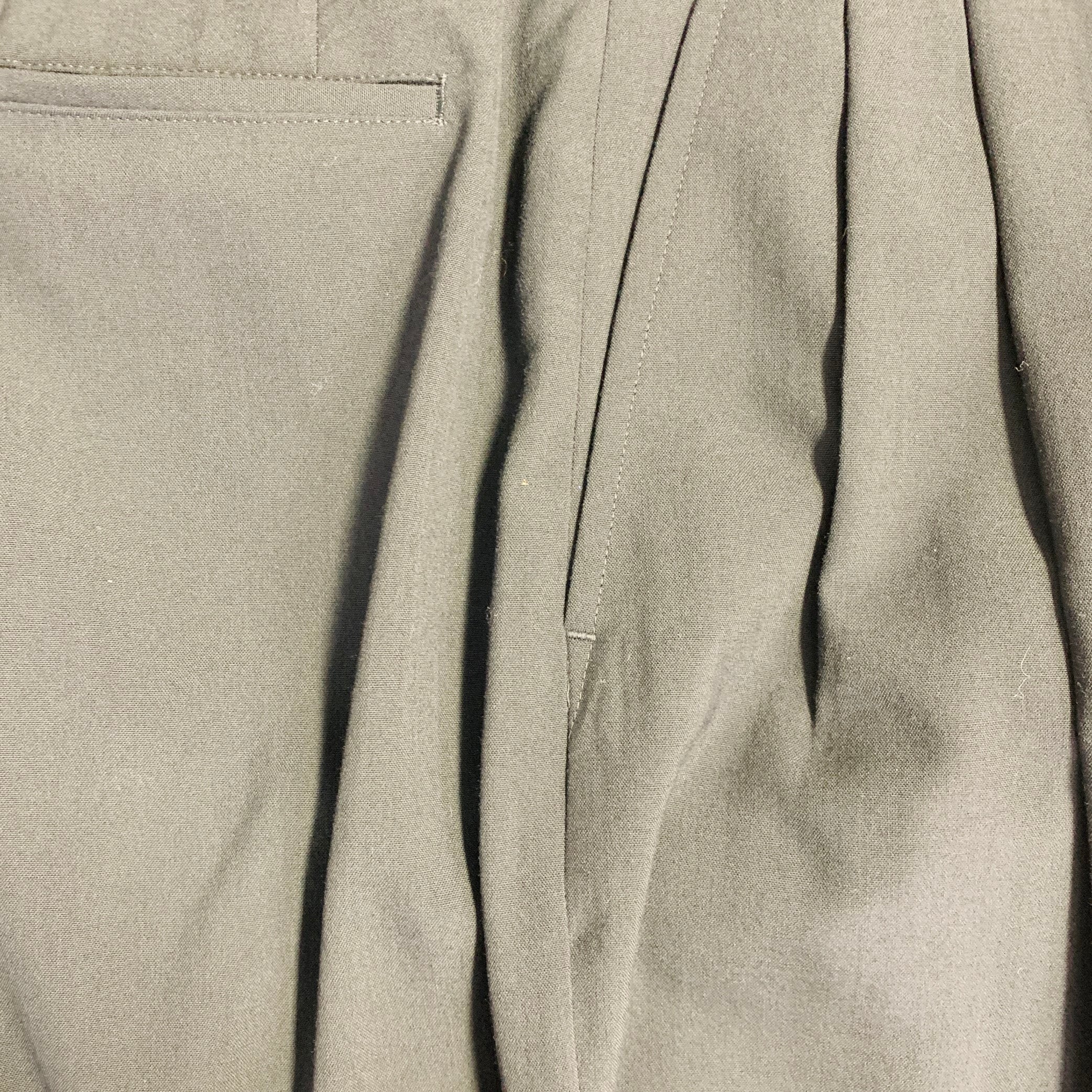 COMME des GARCONS HOMME PLUS Vintage 1990 Size S Black Wool Notch
