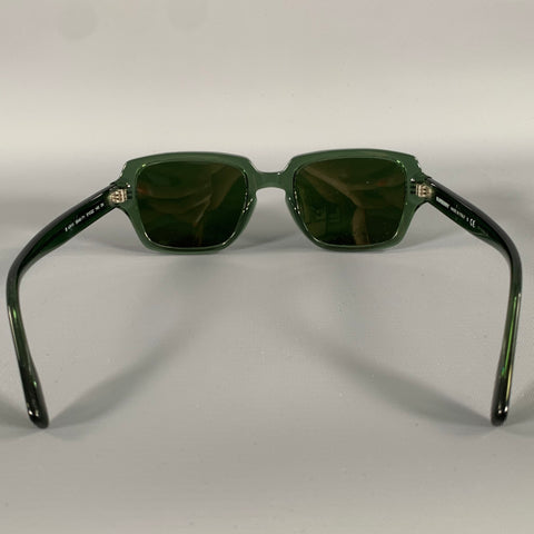 BURBERRY Size One Size Green Olive See Through Sunglasses