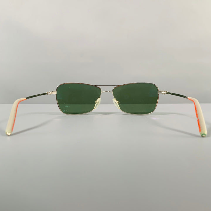 MOSLEY TRIBES -Aviatrix- Silver Metal Polarized Sunglasses