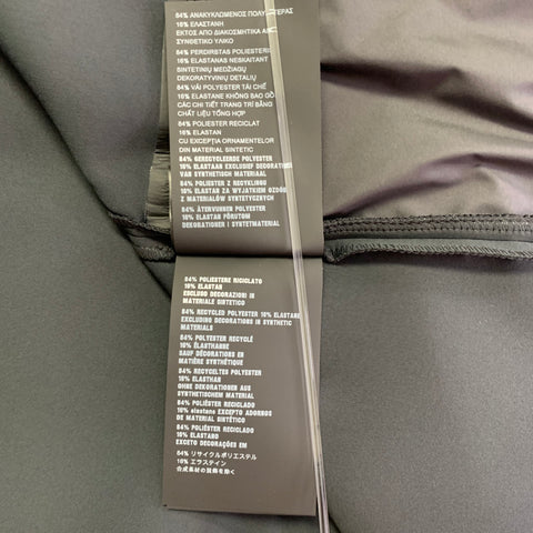 PRADA Taille XXXL Veste zippée en jersey technique mélangé de polyester noir et rouge avec logo