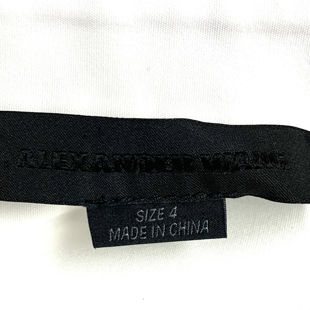 ALEXANDER WANG Size 4 White Cotton Shirt Dress