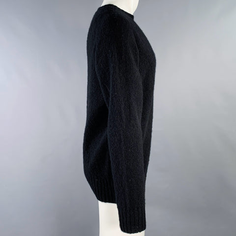 YMC Size M Suededhead Black Wool Crew Neck Sweater