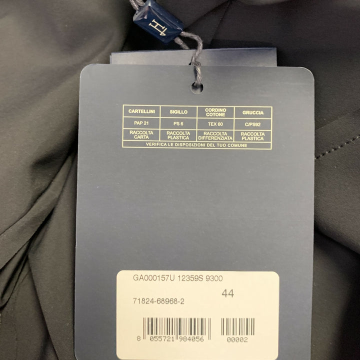 HERNO Size 8 Black Nylon Blend Single breasted Jacket