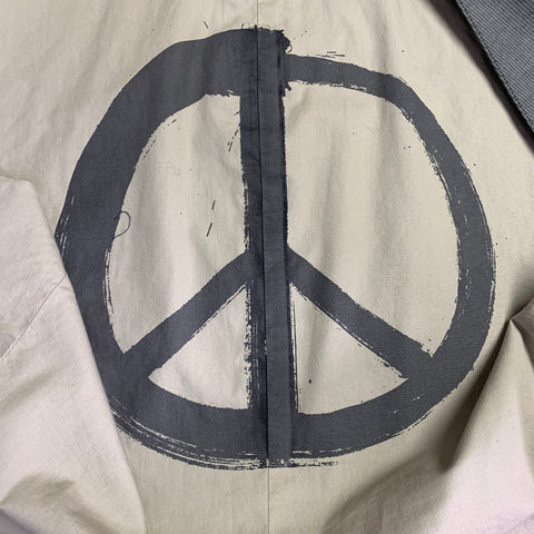 JOHN VARVATOS STAR USA Gilet en coton rayé anthracite gris Taille 40