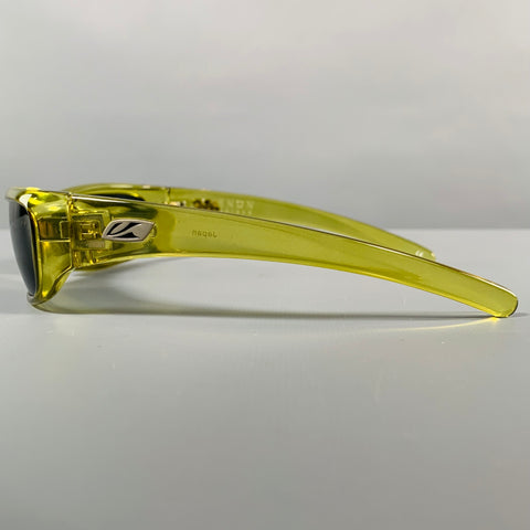 KAENON Green Acetate Wrap Around Sunglasses