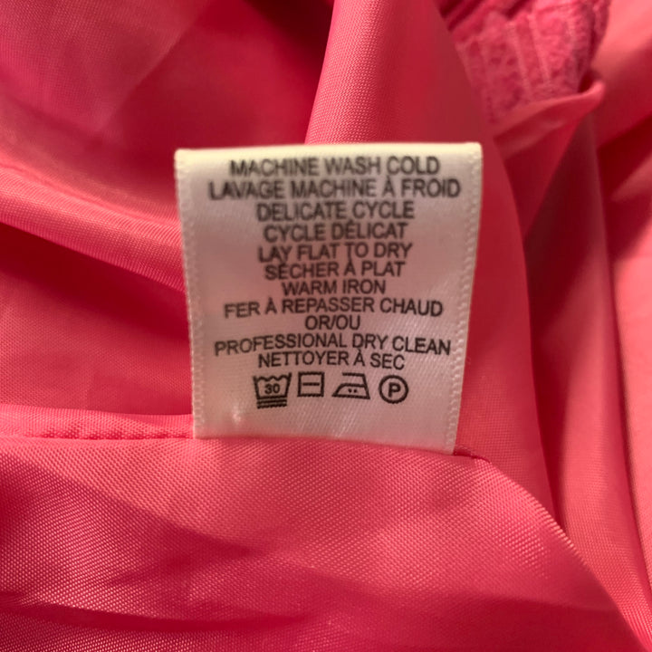 FRANCES VALENTINE Size XXL Pink Cotton Corduroy Buttoned Coat