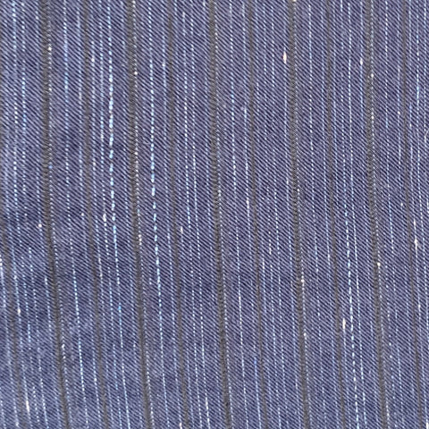 JOHN VARVATOS Size 36 Blue Stripe Cotton Blend Casual Pants