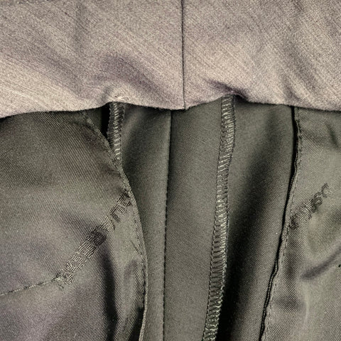 DSQUARED2 Size 36 Black Wool Silk Cuffed Dress Pants