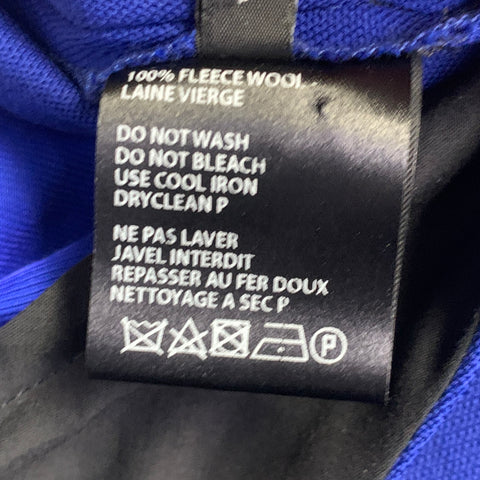 HAIDER ACKERMANN Taille 36 Costume en Laine Bleu Roi à Revers Cranté