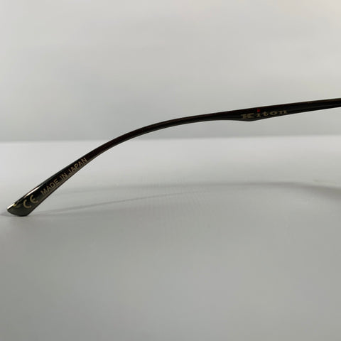 KITON -Ischia- Brown Silver Titanium Sunglasses