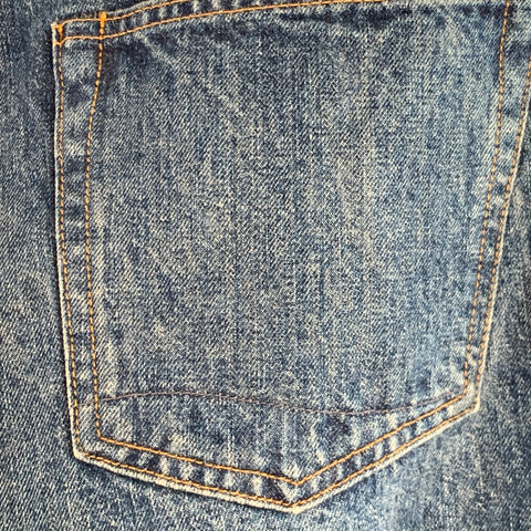 Jeans ORSLOW taille XL 107 en denim selvedge indigo coupe droite ajustée