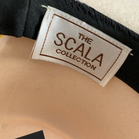 THE SCALA COLLECTION Cream Black Wool Hats