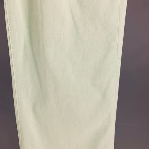 MONFRERE Size 31 Mint Green Cotton Blend Slim Cut Casual Pants