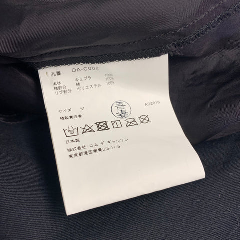 CDG X COMME des GARCONS Taille M Manteau boutonnée en Cupro / Coton Noir