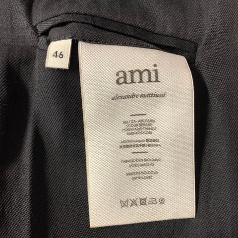 AMI by ALEXANDRE MATTIUSSI Chest Size 36 Pink Wool Notch Lapel Sport Coat