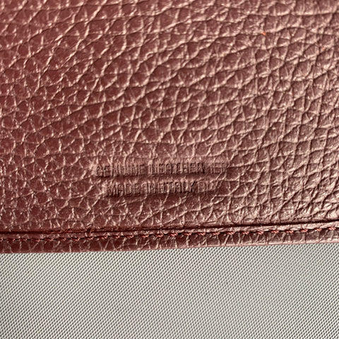 VIVIENNE WESTWOOD One Size Burgundy Leather Wallet