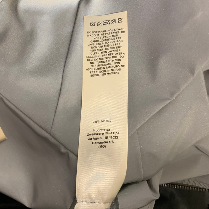 RICK OWENS FW22 Size 2 Reflex Silver Grey Polyester Blend Shiny Bustier Dress Top