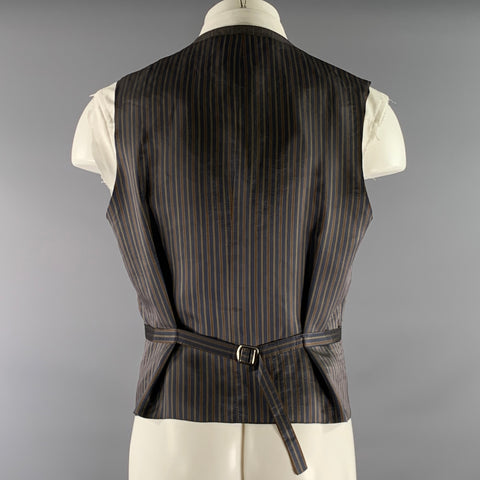 TED BAKER Chest Size 40 Grey Light Blue Tartan Wool Notch Lapel 34 31 Suit