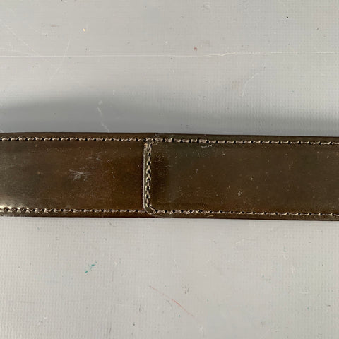 ALLEN EDMONDS Size 34 Cordovan Avenue II Brown Shell Cordovan Leather Belt