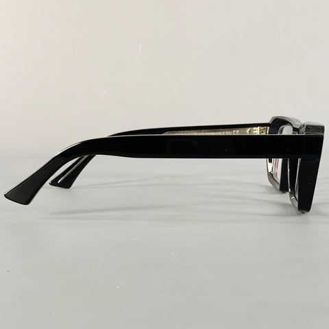 CUTLER AND GROSS Black Silver Acetate Frames Eyewear
